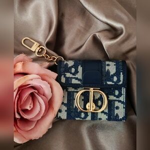 Elegant Blue and Gold Women's Bag